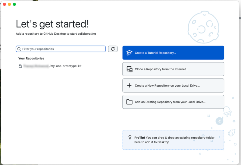 Your listed repositories