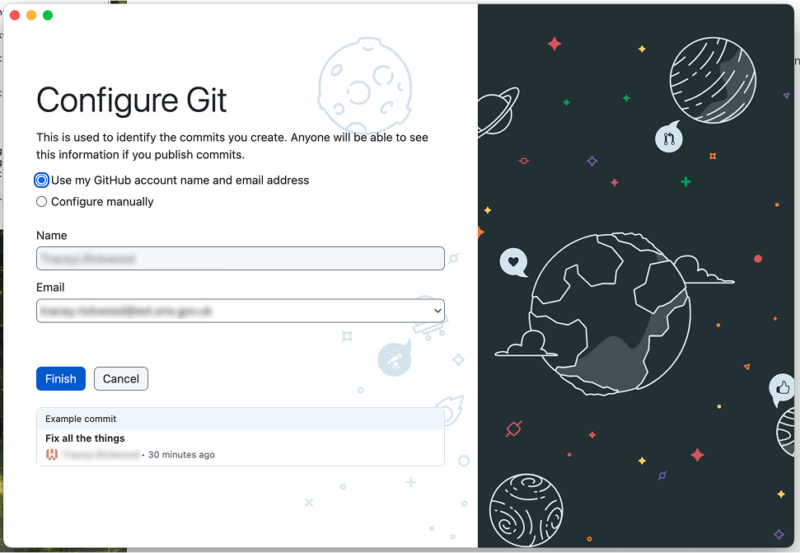 Configure Git with your credentials