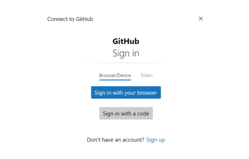 Github 2 factor authentication popup